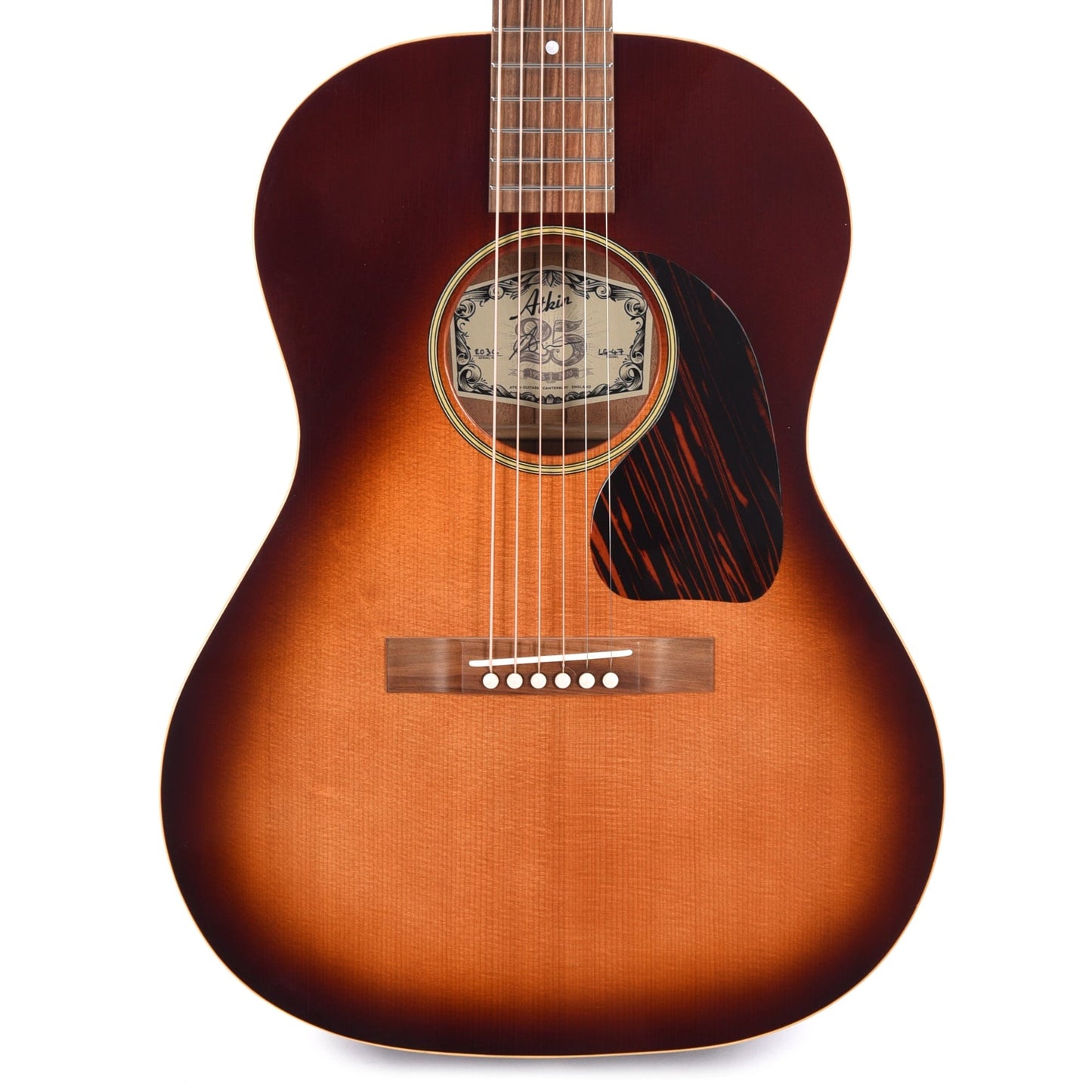 Atkin The Forty Seven Aged Baked Sitka/Mahogany Black Acoustic Guitars / Parlor