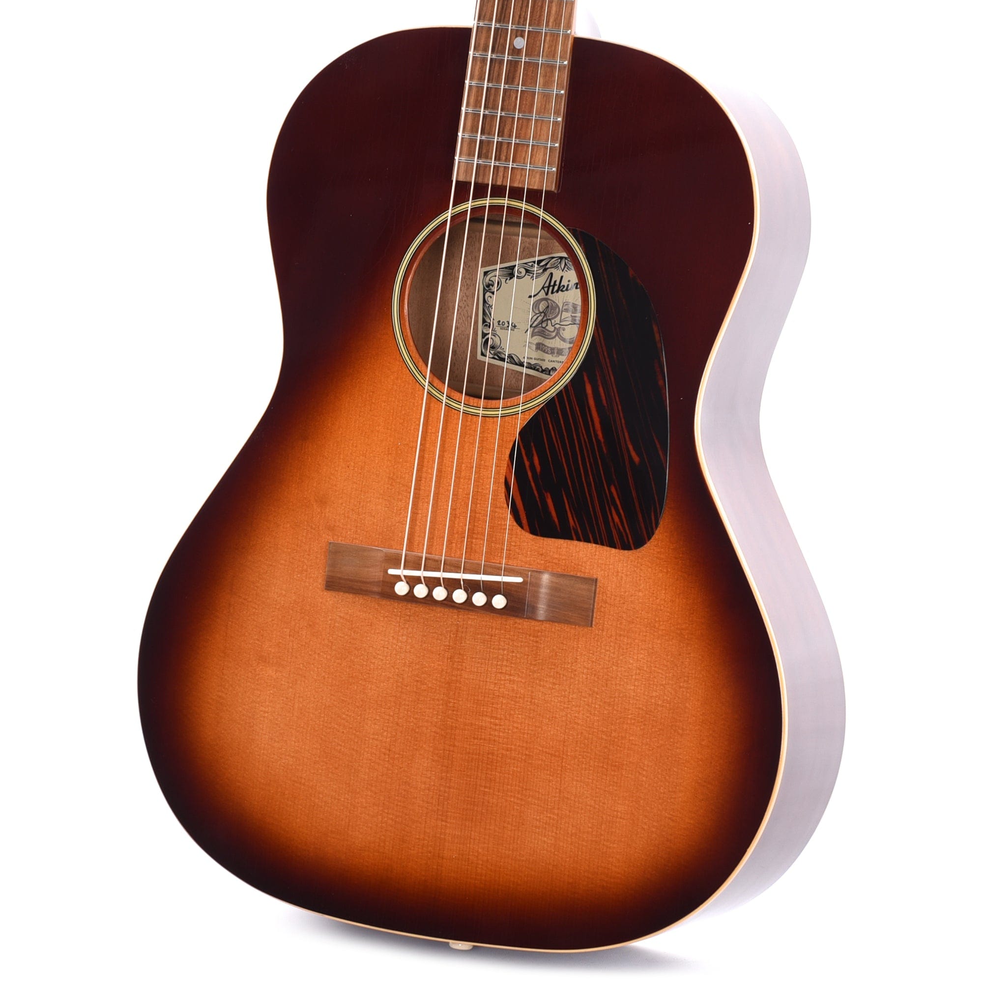Atkin The Forty Seven Aged Baked Sitka/Mahogany Black Acoustic Guitars / Parlor