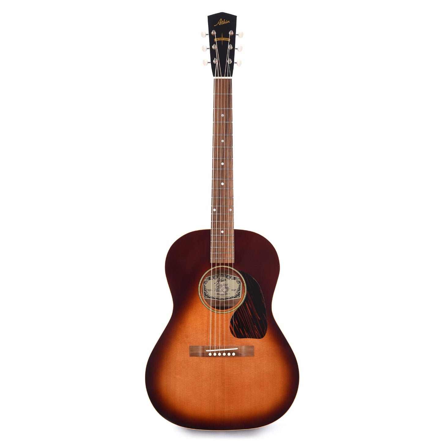 Atkin The Forty Seven Aged Baked Sitka/Mahogany Black Acoustic Guitars / Parlor