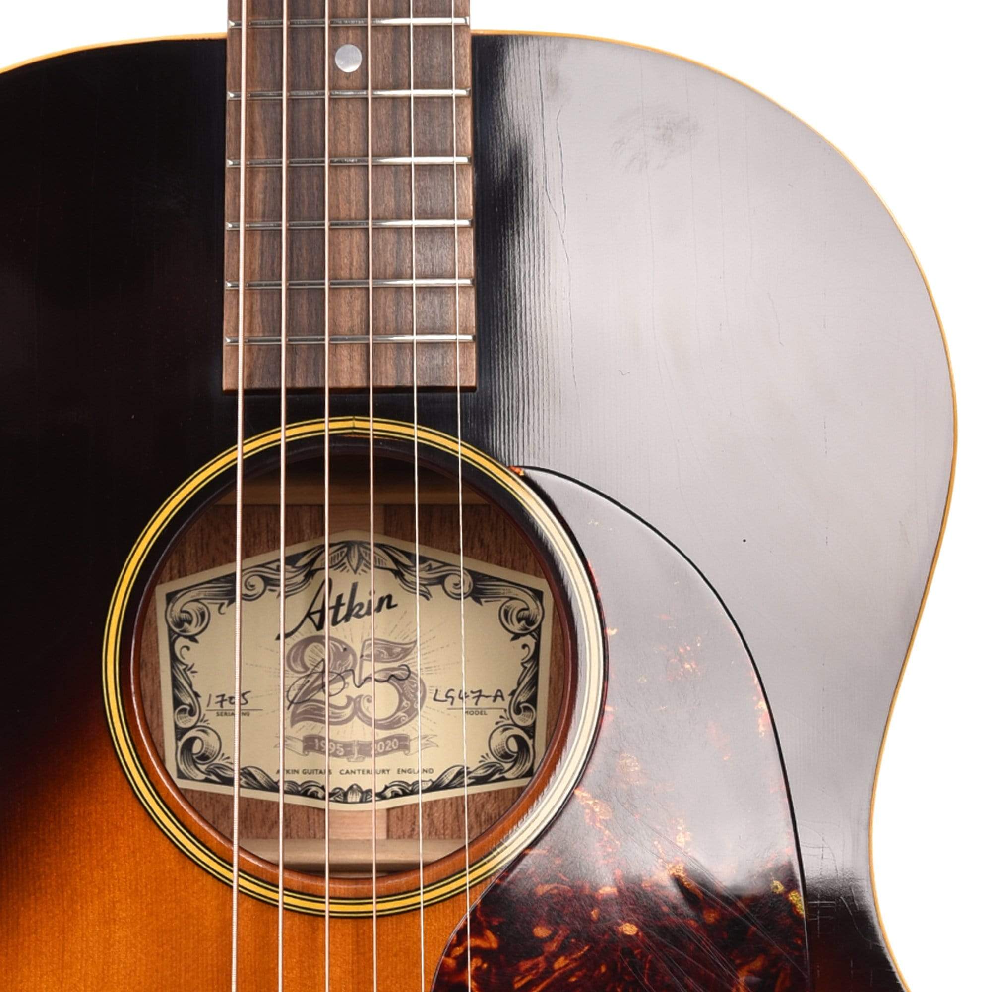 Atkin The Forty Seven Aged Baked Sitka/Mahogany Sunburst Acoustic Guitars / Parlor