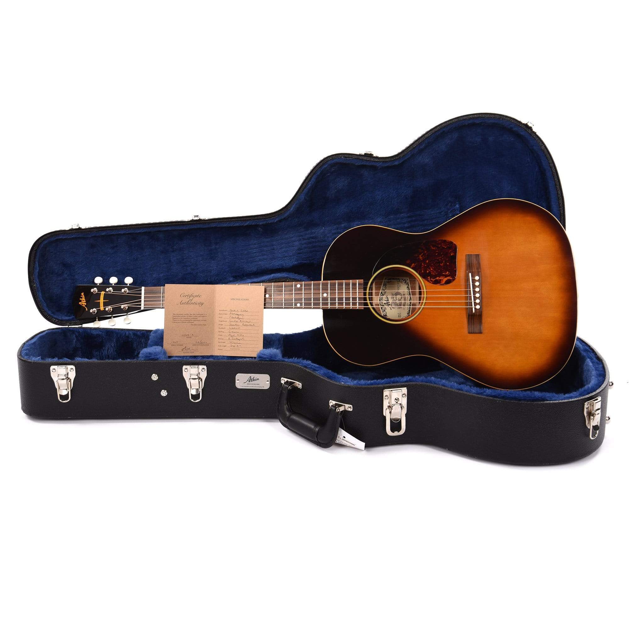 Atkin The Forty Seven Aged Baked Sitka/Mahogany Sunburst Acoustic Guitars / Parlor