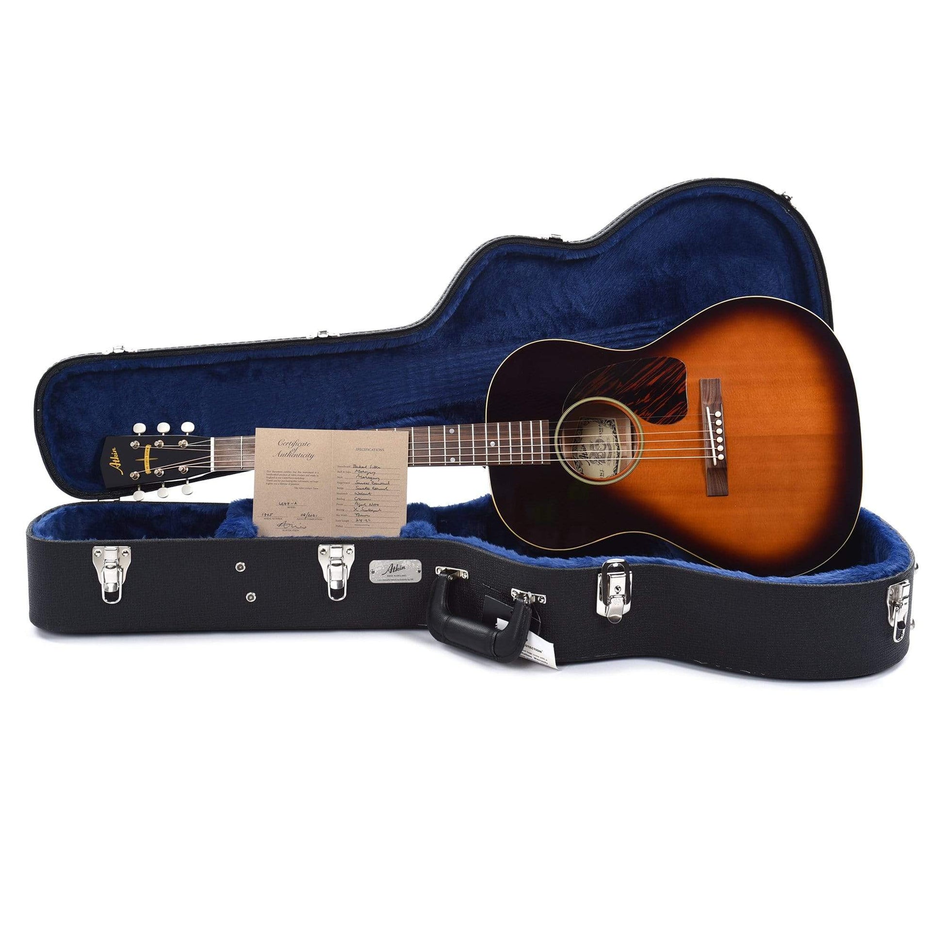 Atkin The Forty Seven Aged Baked Sitka/Mahogany Sunburst Acoustic Guitars / Parlor
