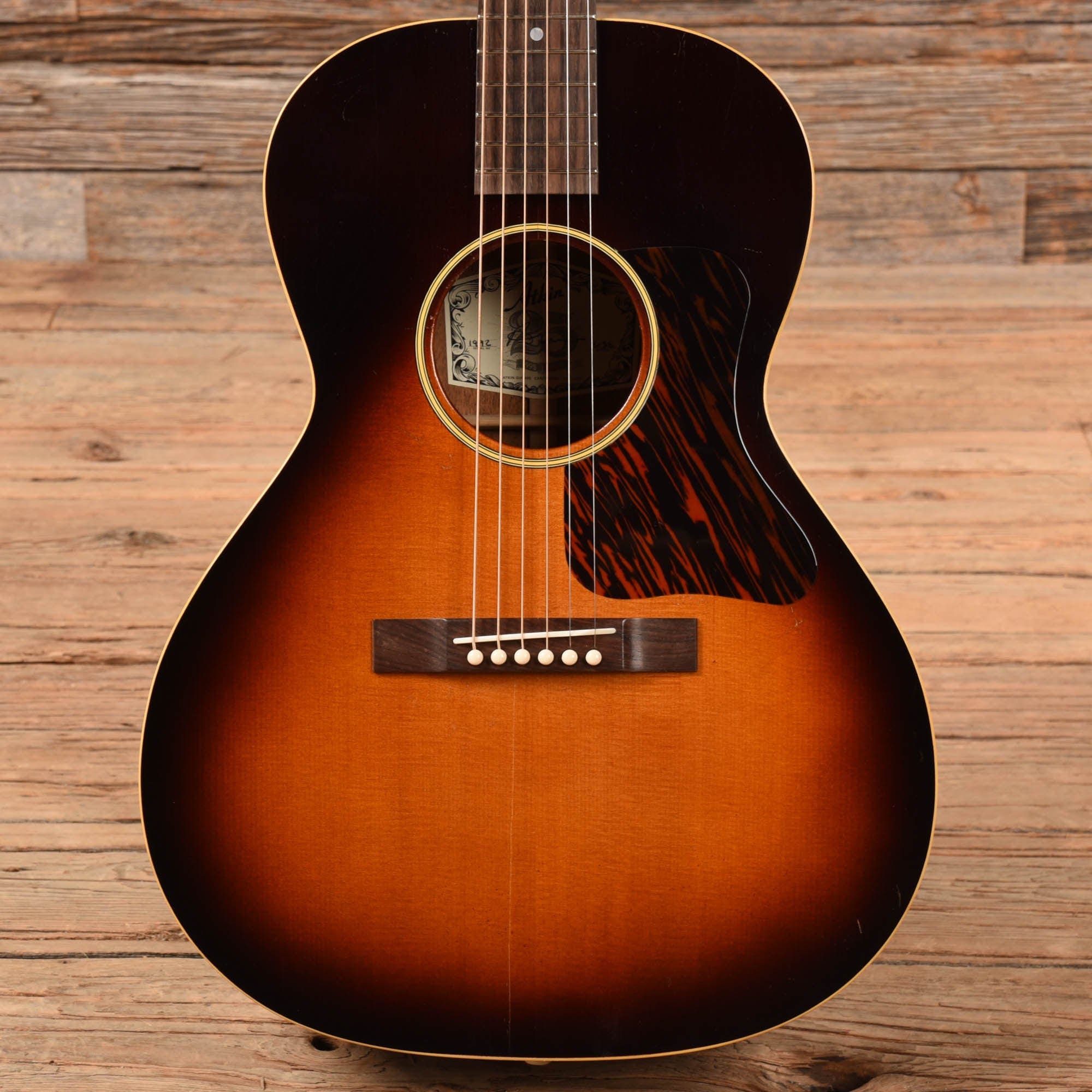 Atkin The Thirty Six Aged Baked Sitka/Mahogany Sunburst Acoustic Guitars / Parlor