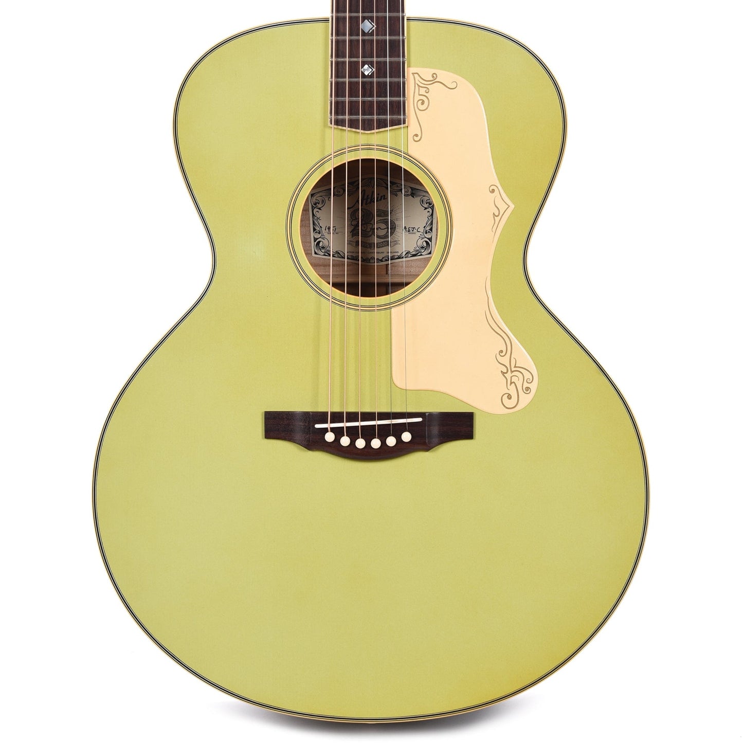 Atkin ASJ Custom 2-Tone Green w/Engraved Pickguard