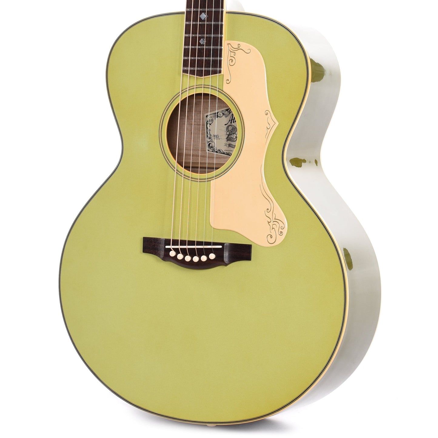 Atkin ASJ Custom 2-Tone Green w/Engraved Pickguard