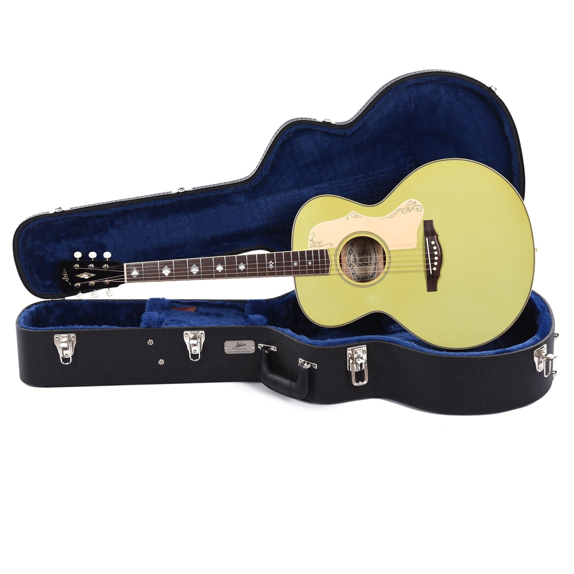 Atkin ASJ Custom 2-Tone Green w/Engraved Pickguard