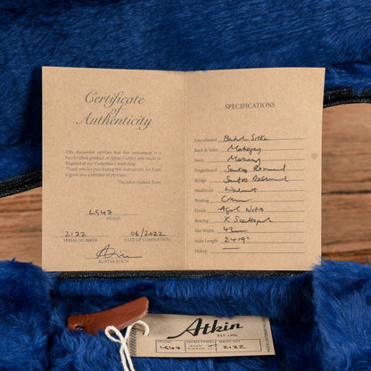 Atkin The Forty Seven Aged Baked Sitka/Mahogany Sunburst 2022