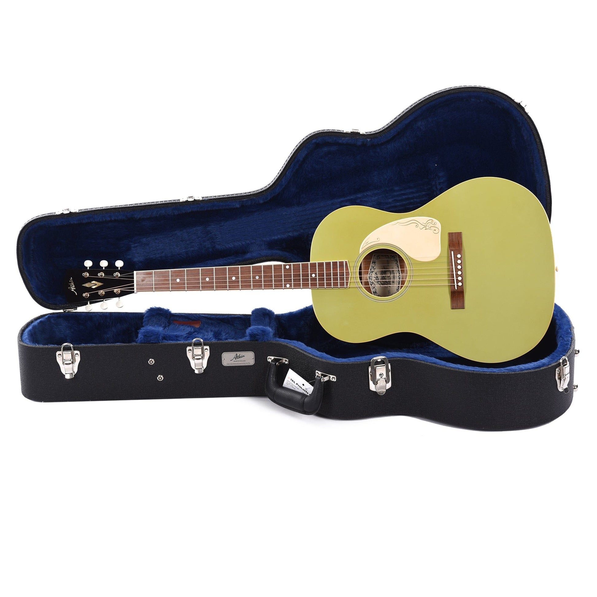 Atkin The Forty Seven Custom Adirondack 2-Tone Green w/Engraved Pickguard