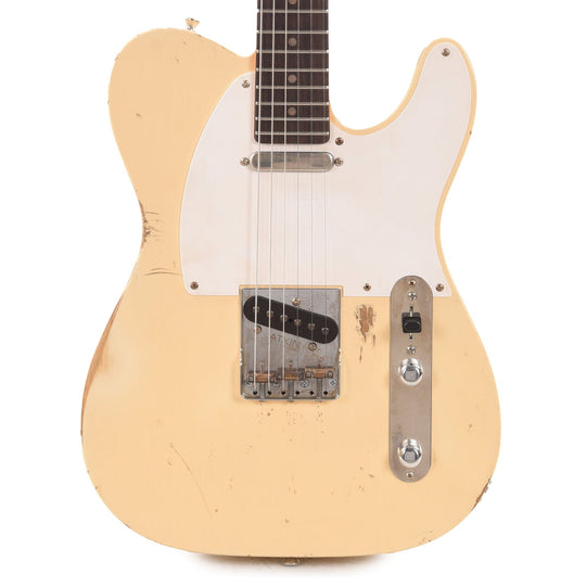 Atkin 59 T-Style Aged Blonde w/Flame Maple Neck Electric Guitars / Solid Body