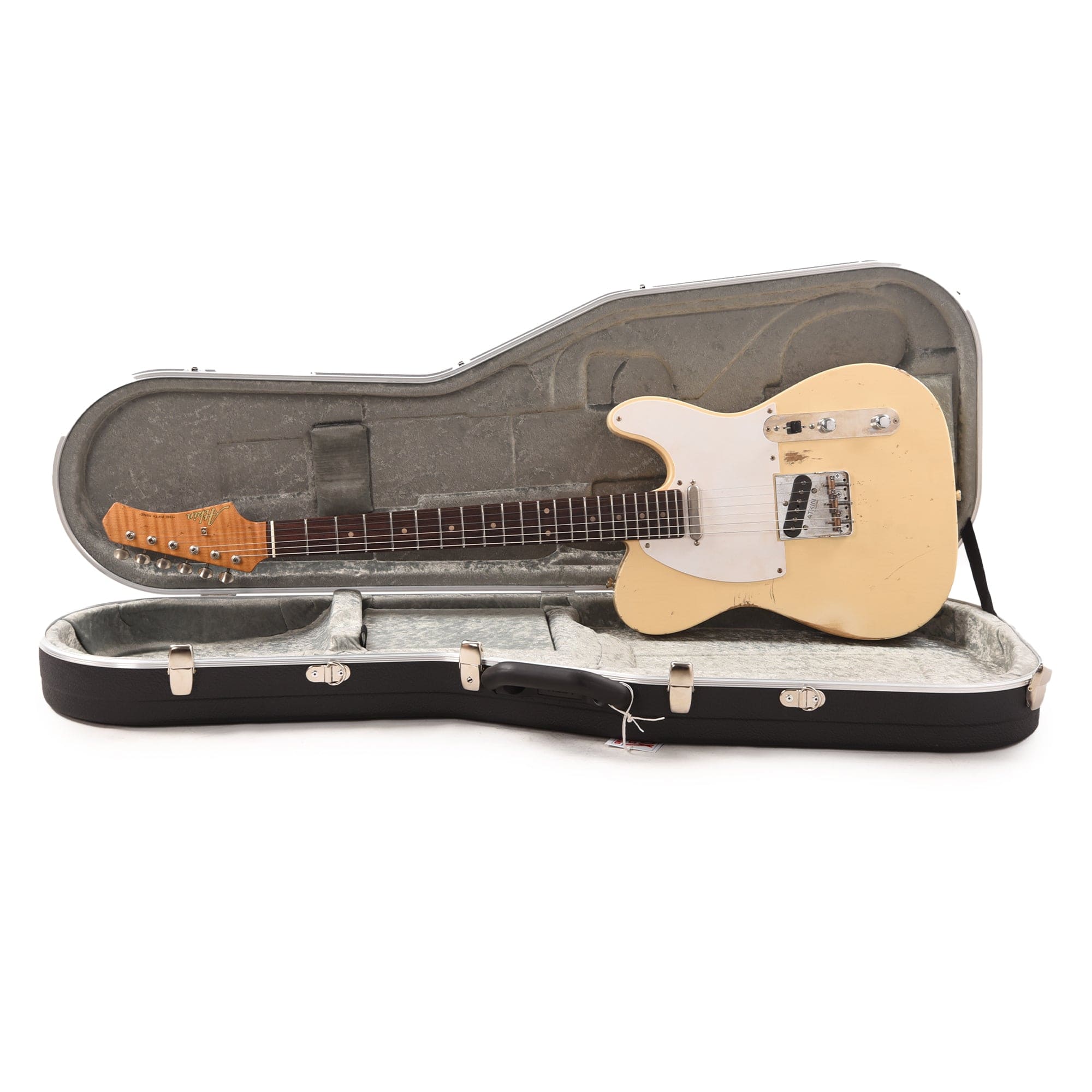 Atkin 59 T-Style Aged Blonde w/Flame Maple Neck Electric Guitars / Solid Body