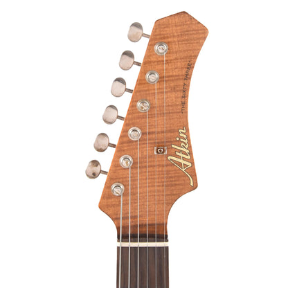 Atkin 63 S-Style Aged Candy Apple Green w/Gold Pickguard & Flame Maple Neck Electric Guitars / Solid Body