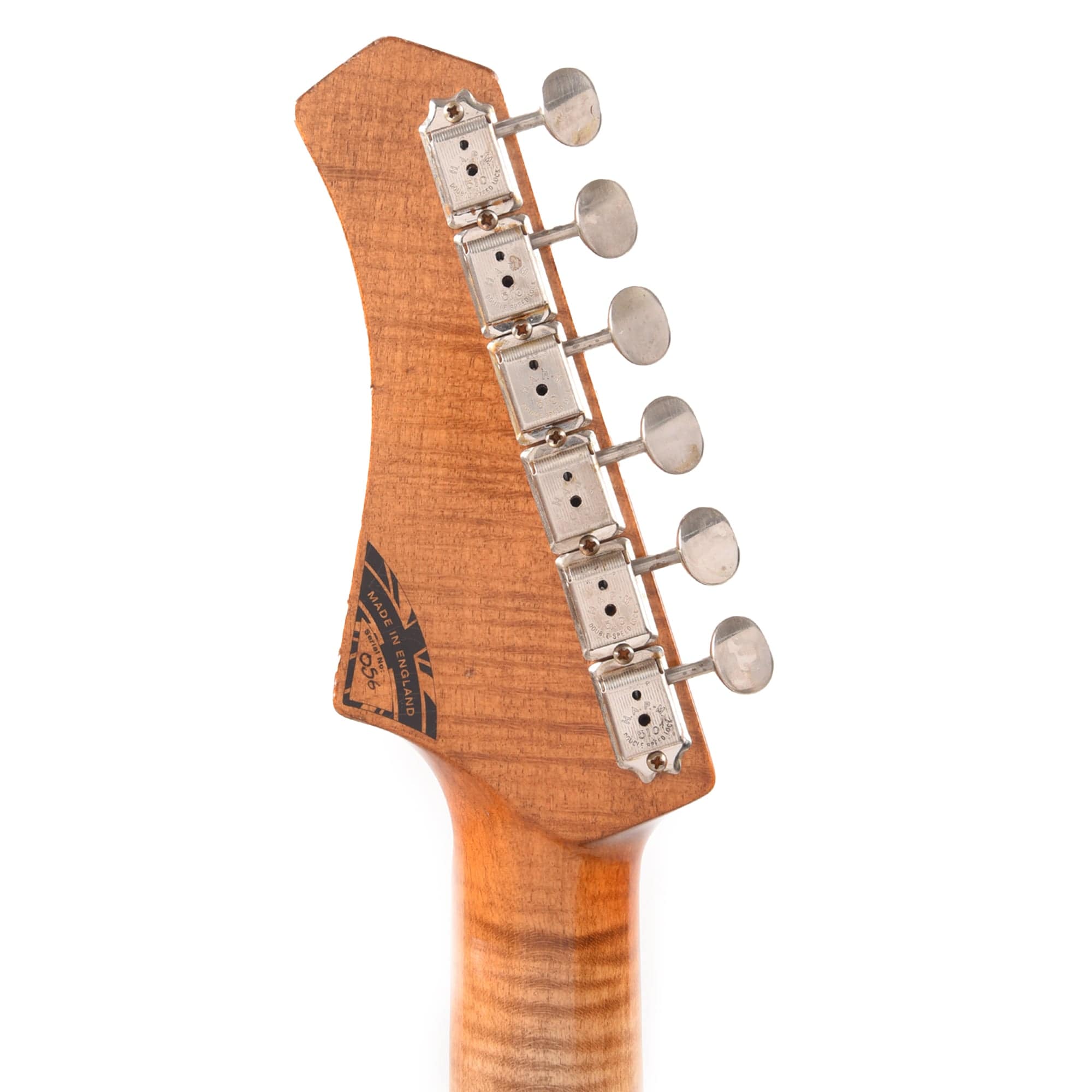 Atkin 63 S-Style Aged Candy Apple Green w/Gold Pickguard & Flame Maple Neck Electric Guitars / Solid Body