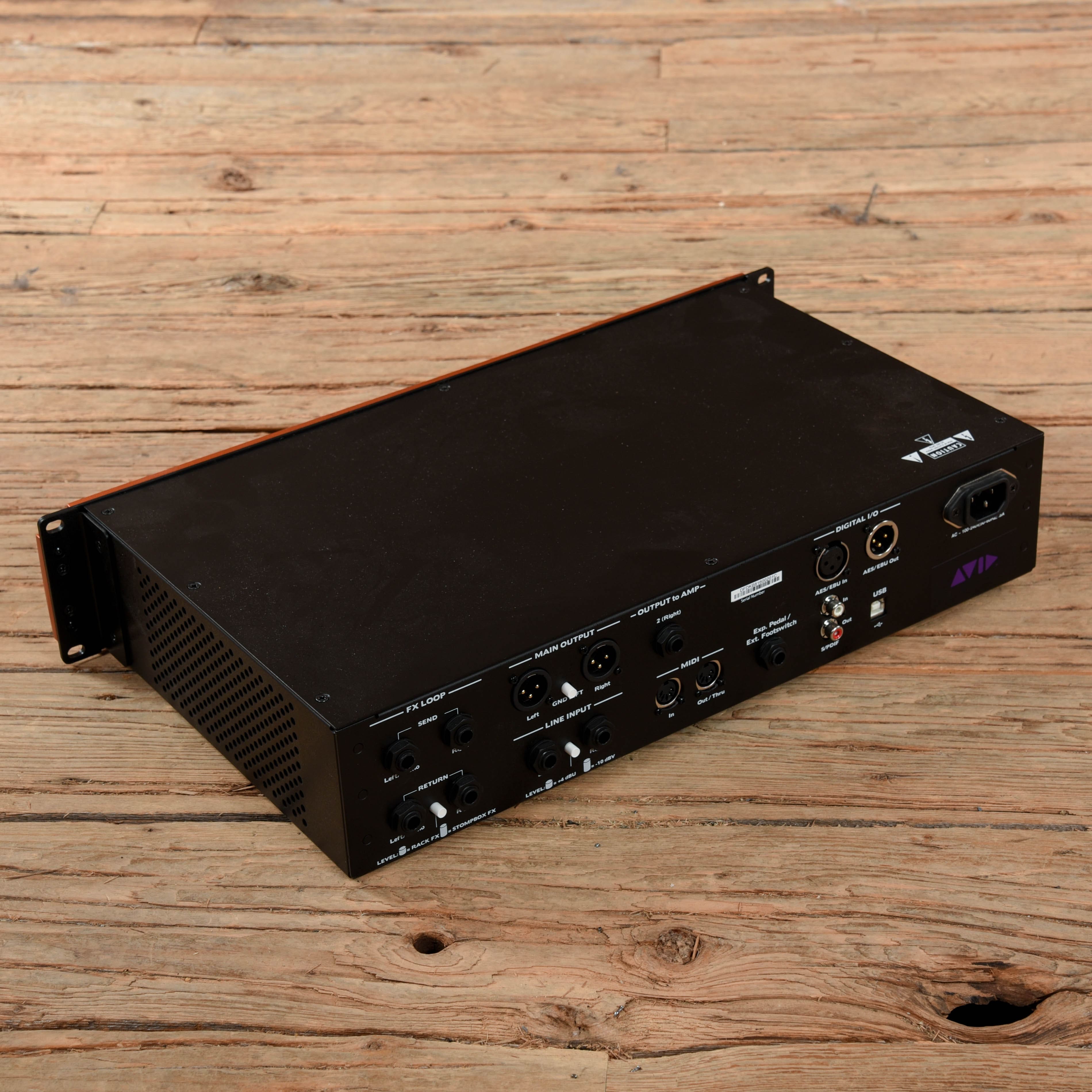 Avid Eleven Rack Guitar Multi-Effects Processor and Pro Tools Interface Amps / Guitar Heads