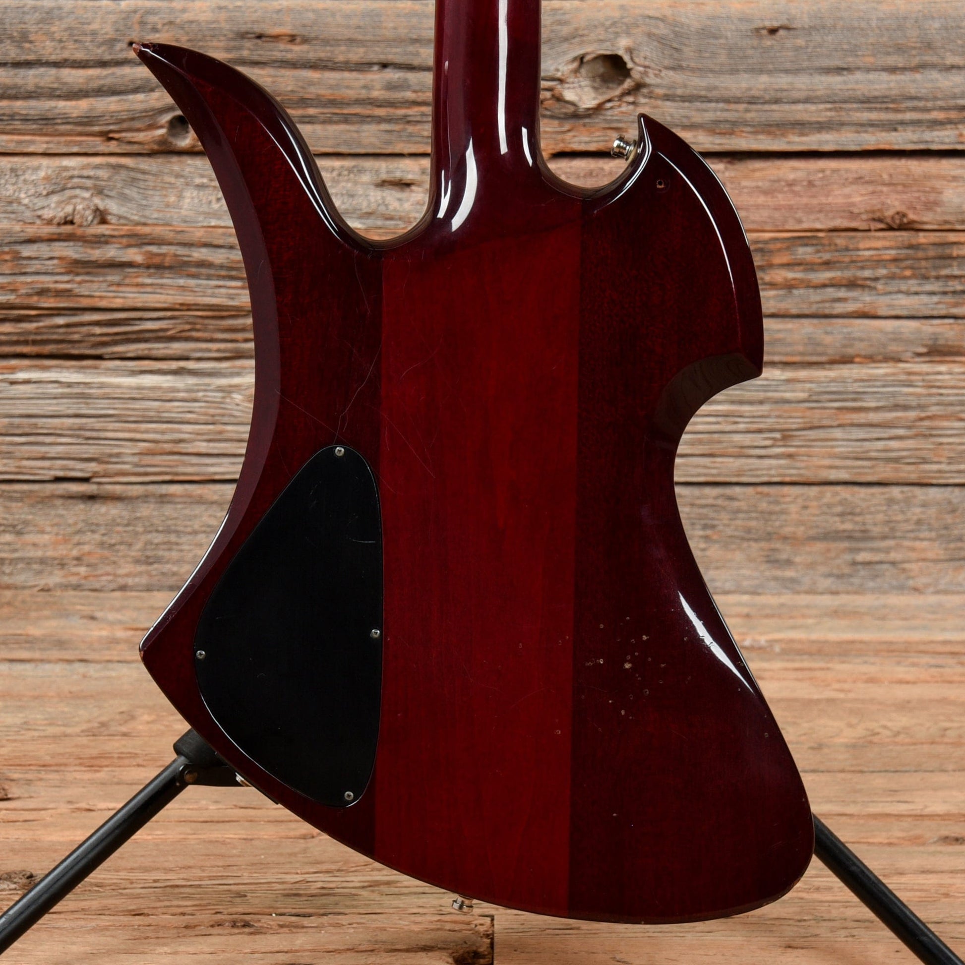 B.C. Rich NJ Series Mockingbird Bass Wine Red 1984 Bass Guitars / 4-String