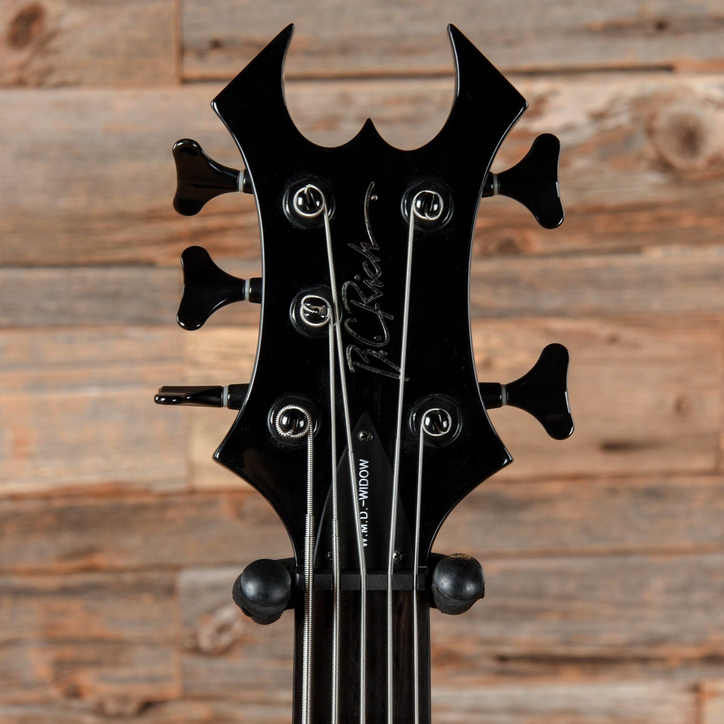 B.C. Rich W.M.D. Widow Black Bass Guitars / 5-String or More