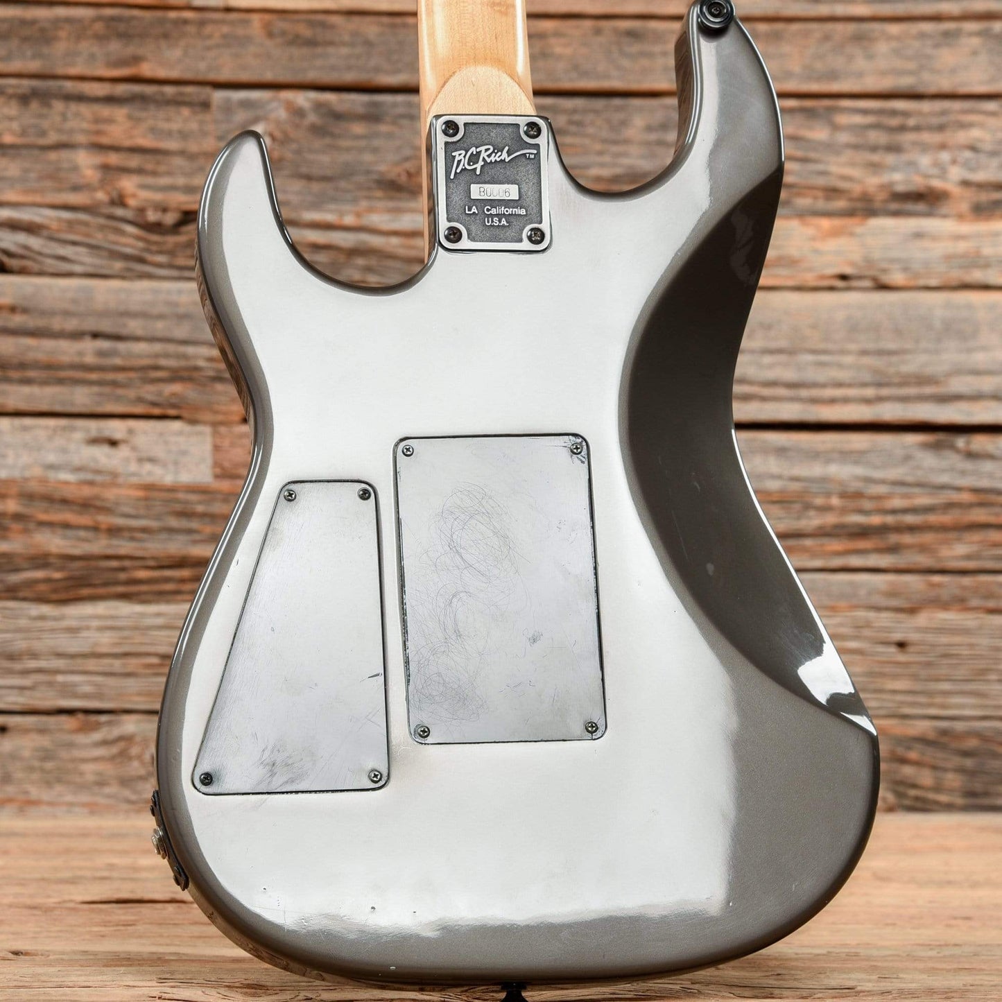 B.C. Rich Custom ST Black 1980s Electric Guitars / Solid Body