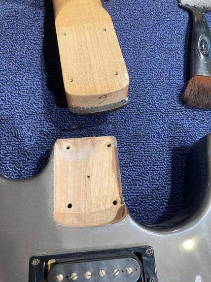 B.C. Rich Custom ST Black 1980s Electric Guitars / Solid Body