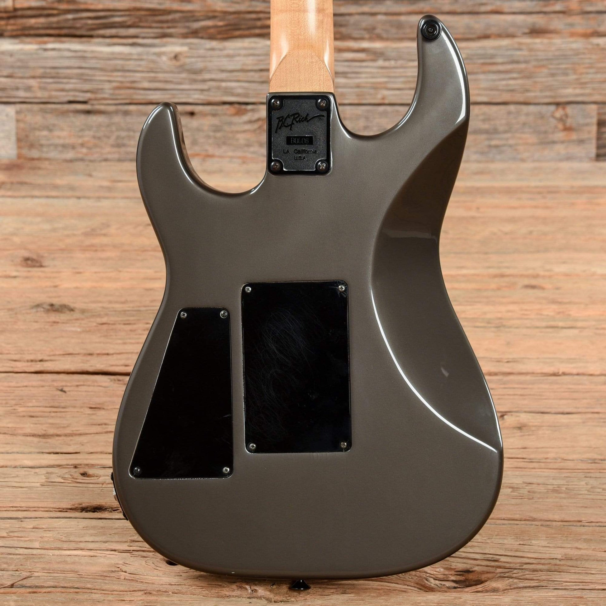 B.C. Rich Custom ST Black 1980s Electric Guitars / Solid Body