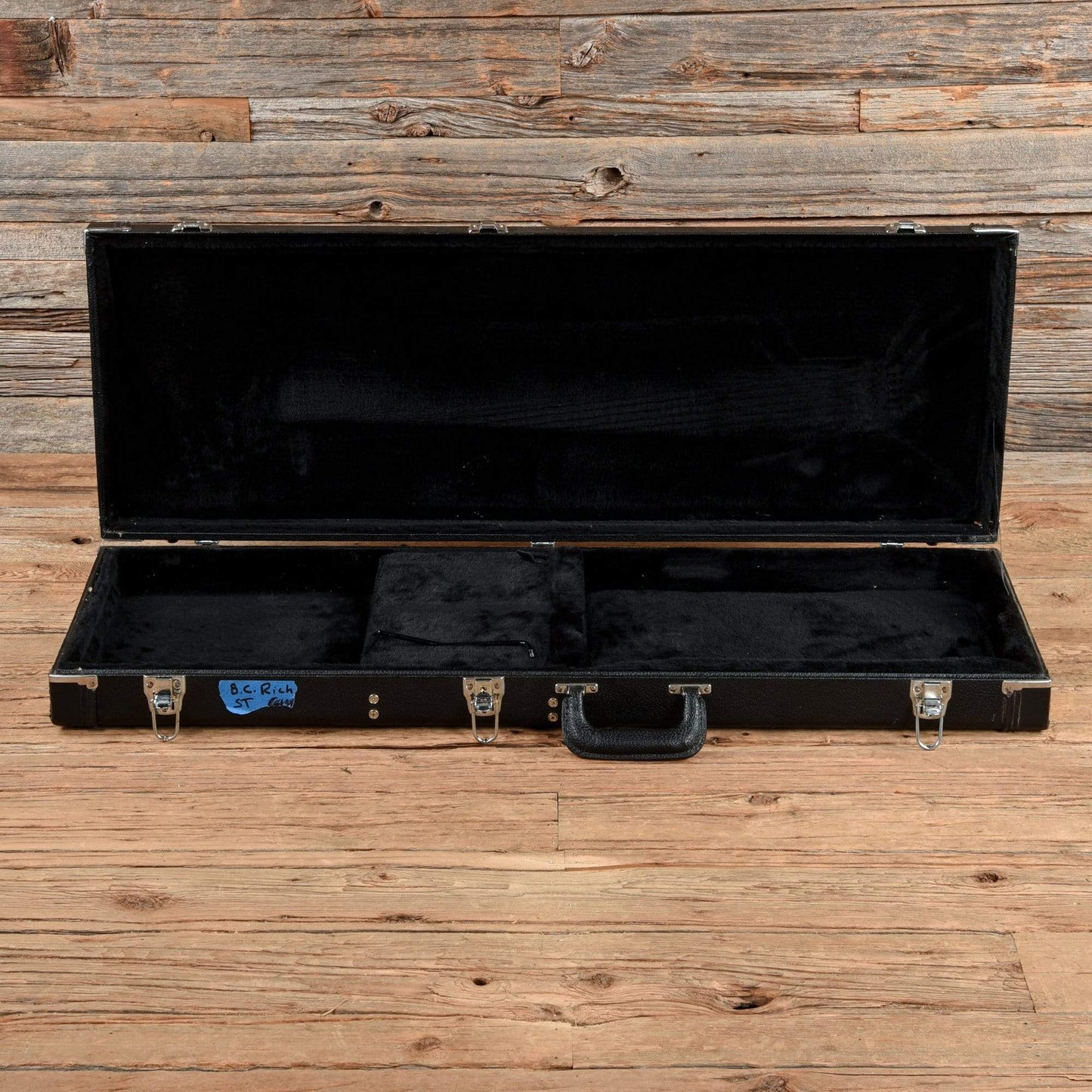 B.C. Rich Custom ST Black 1980s Electric Guitars / Solid Body