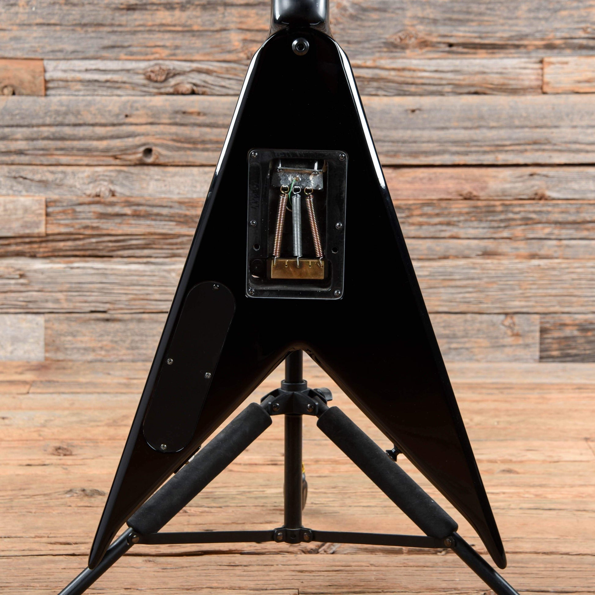 B.C. Rich JR-V Transparent Black Quilt 2004 Electric Guitars / Solid Body