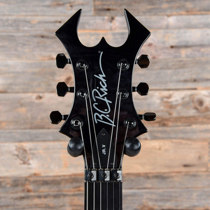 B.C. Rich JR-V Transparent Black Quilt 2004 Electric Guitars / Solid Body
