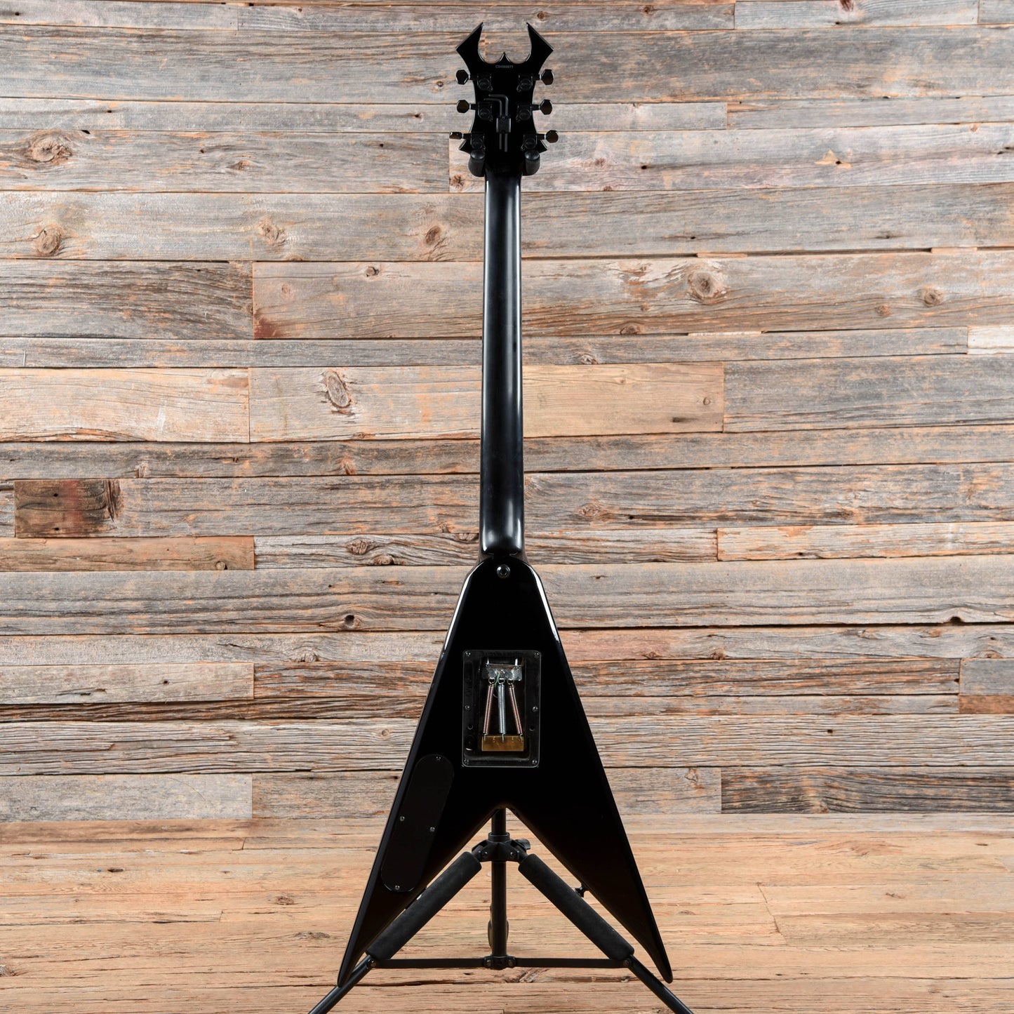 B.C. Rich JR-V Transparent Black Quilt 2004 Electric Guitars / Solid Body