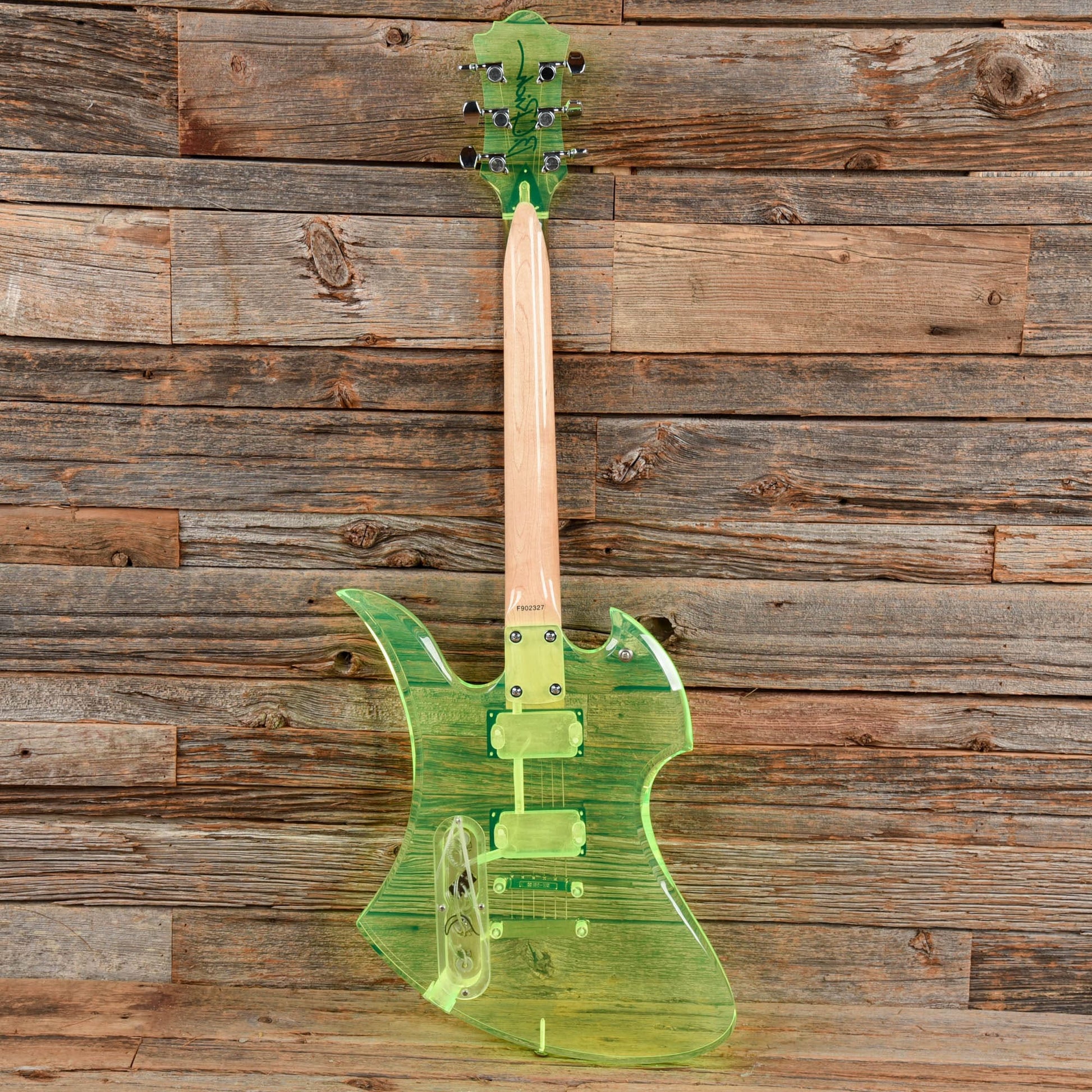 B.C. Rich Mockingbird Lucite Lucite Green Electric Guitars / Solid Body