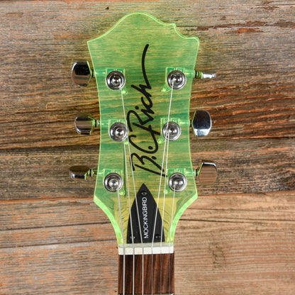 B.C. Rich Mockingbird Lucite Lucite Green Electric Guitars / Solid Body