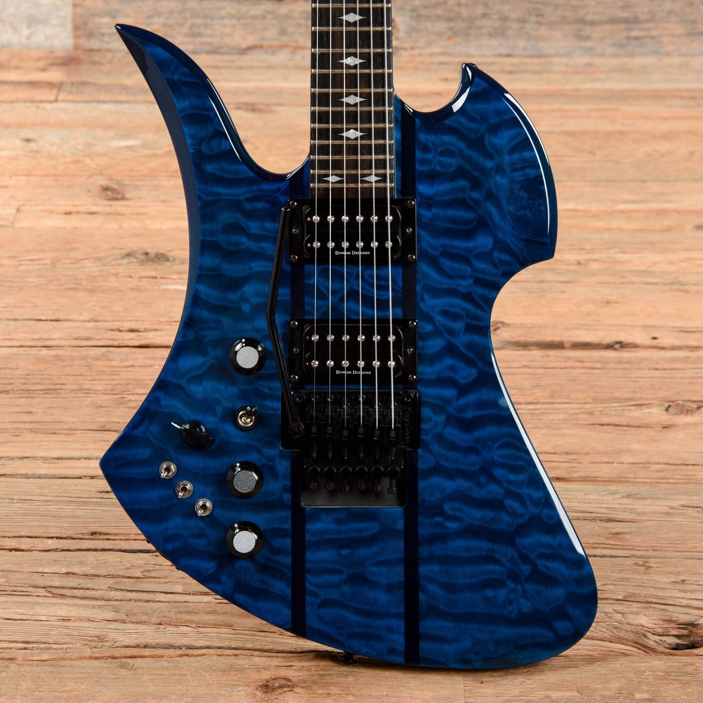 B.C. Rich Mockingbird ST Trans Blue 2013 Electric Guitars / Solid Body
