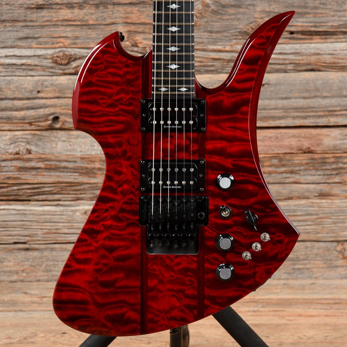 B.C. Rich Mockingbird ST Transparent Red 2012 Electric Guitars / Solid Body