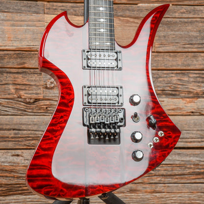 B.C. Rich Mockingbird ST Transparent Red 2012 Electric Guitars / Solid Body