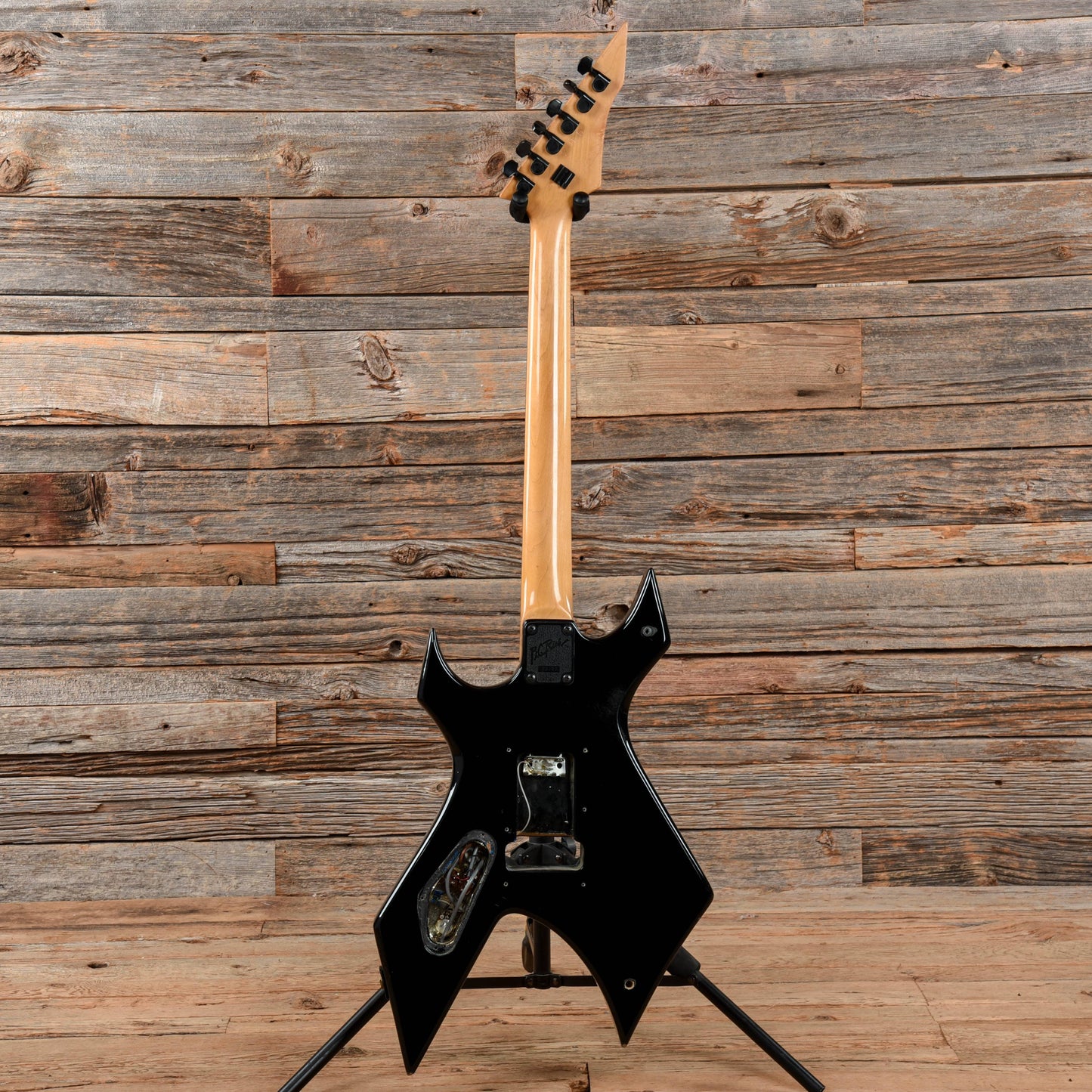 B.C. Rich Platinum Series Warlock Black Electric Guitars / Solid Body