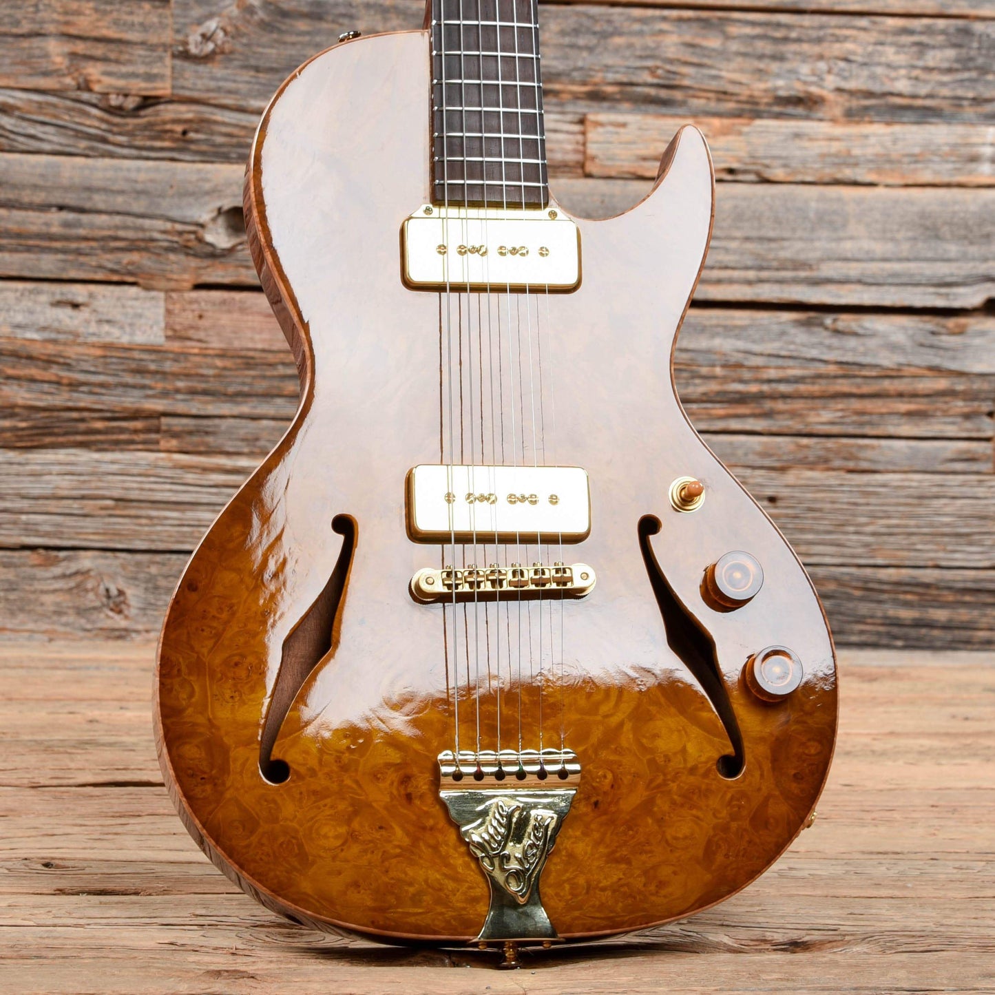 B&G Little Sister Private Build Natural 2017 Electric Guitars / Semi-Hollow