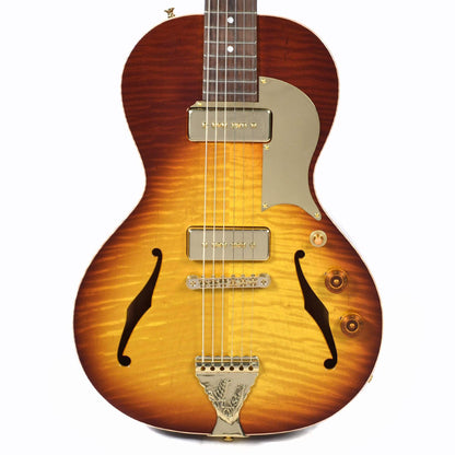 B&G Little Sister w/Non-Cutaway, P-90s, Brazilian Board, and Honduras Mahogany Neck Electric Guitars / Semi-Hollow