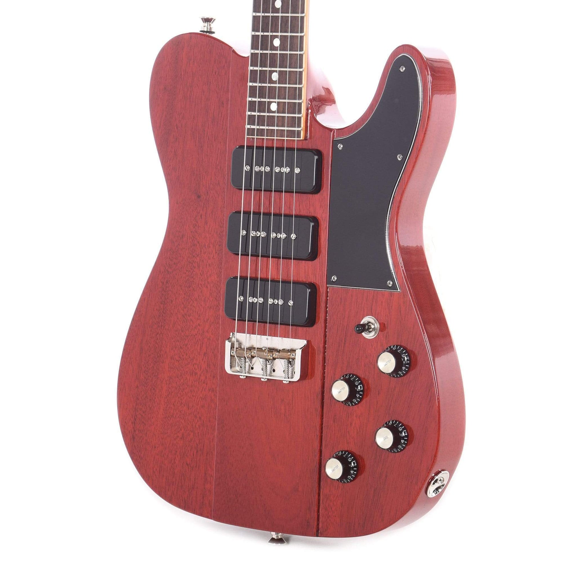 b3 Phoenix III Faded Cherry w/Lollar P90 Pickups Electric Guitars / Solid Body