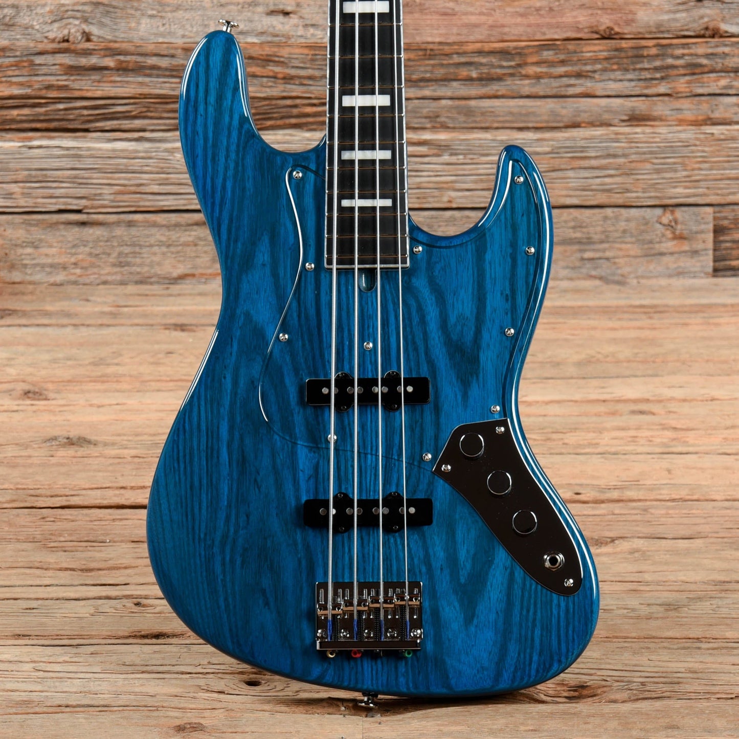 Bacchus Woodline Handmade Blue Bass Guitars / 4-String