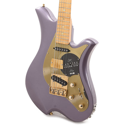 Bacci Leonardo Funk Machine Dual Output Baritone Lavender Flakes Electric Guitars / Baritone