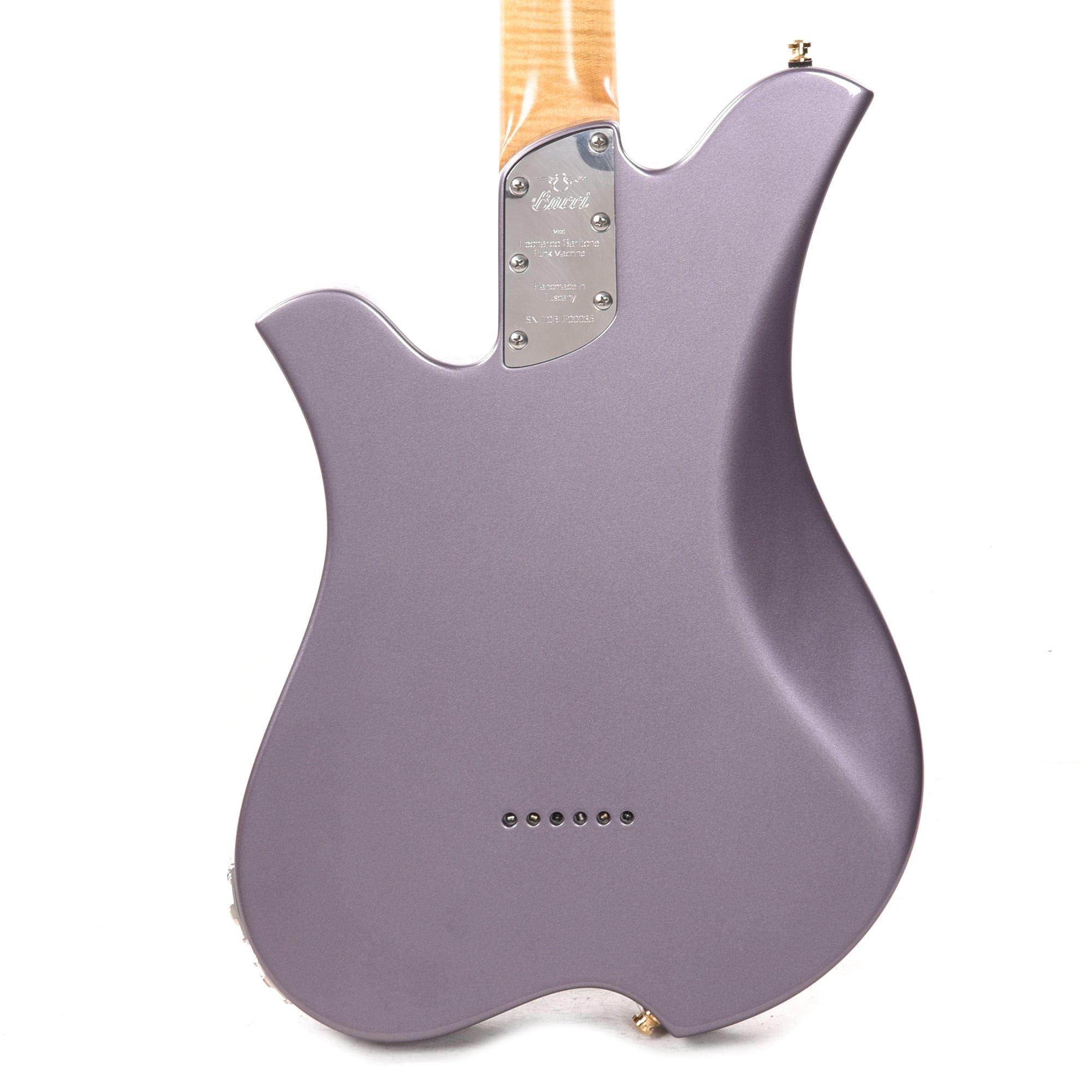 Bacci Leonardo Funk Machine Dual Output Baritone Lavender Flakes Electric Guitars / Baritone