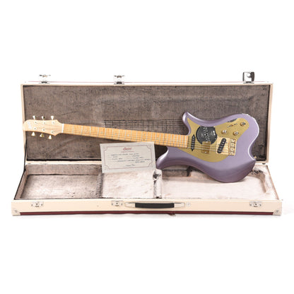 Bacci Leonardo Funk Machine Dual Output Baritone Lavender Flakes Electric Guitars / Baritone