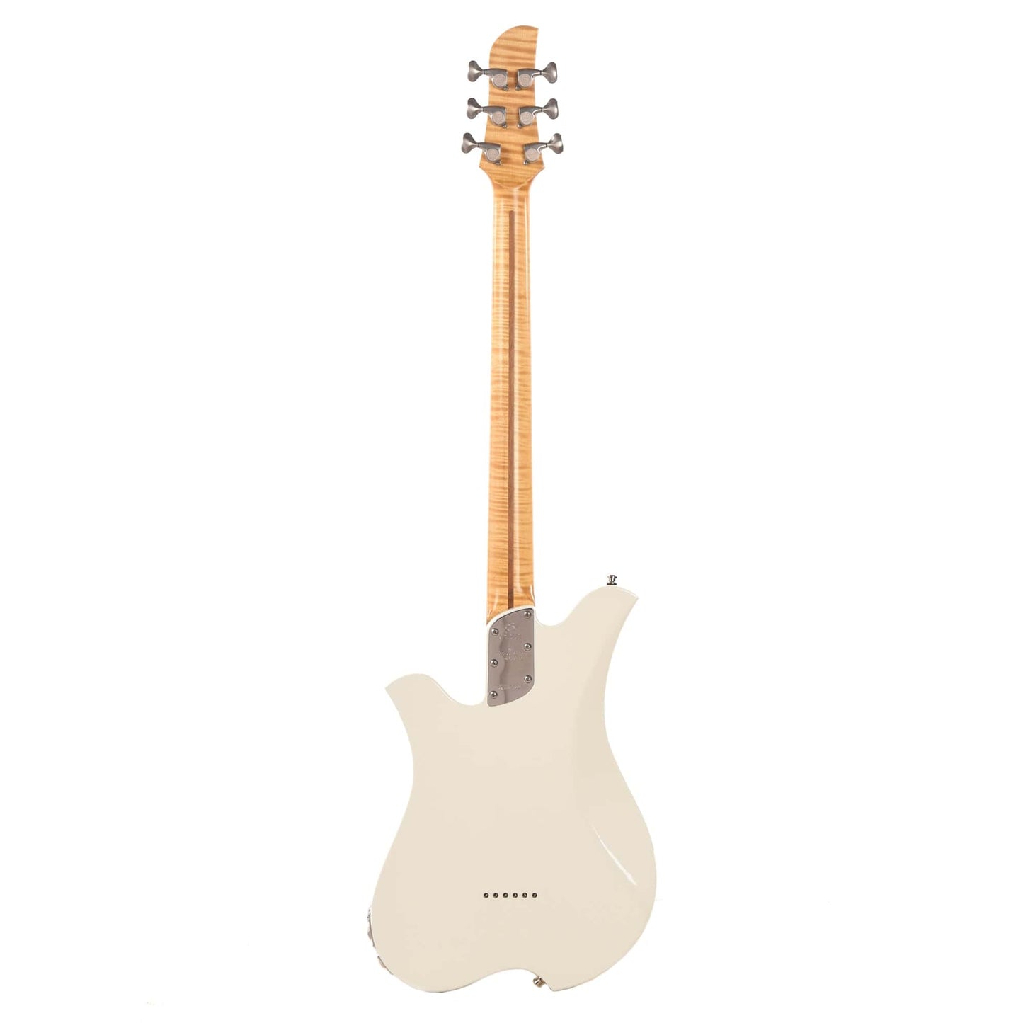 Bacci Leonardo Funk Machine Dual Output Baritone Vintage White Electric Guitars / Baritone