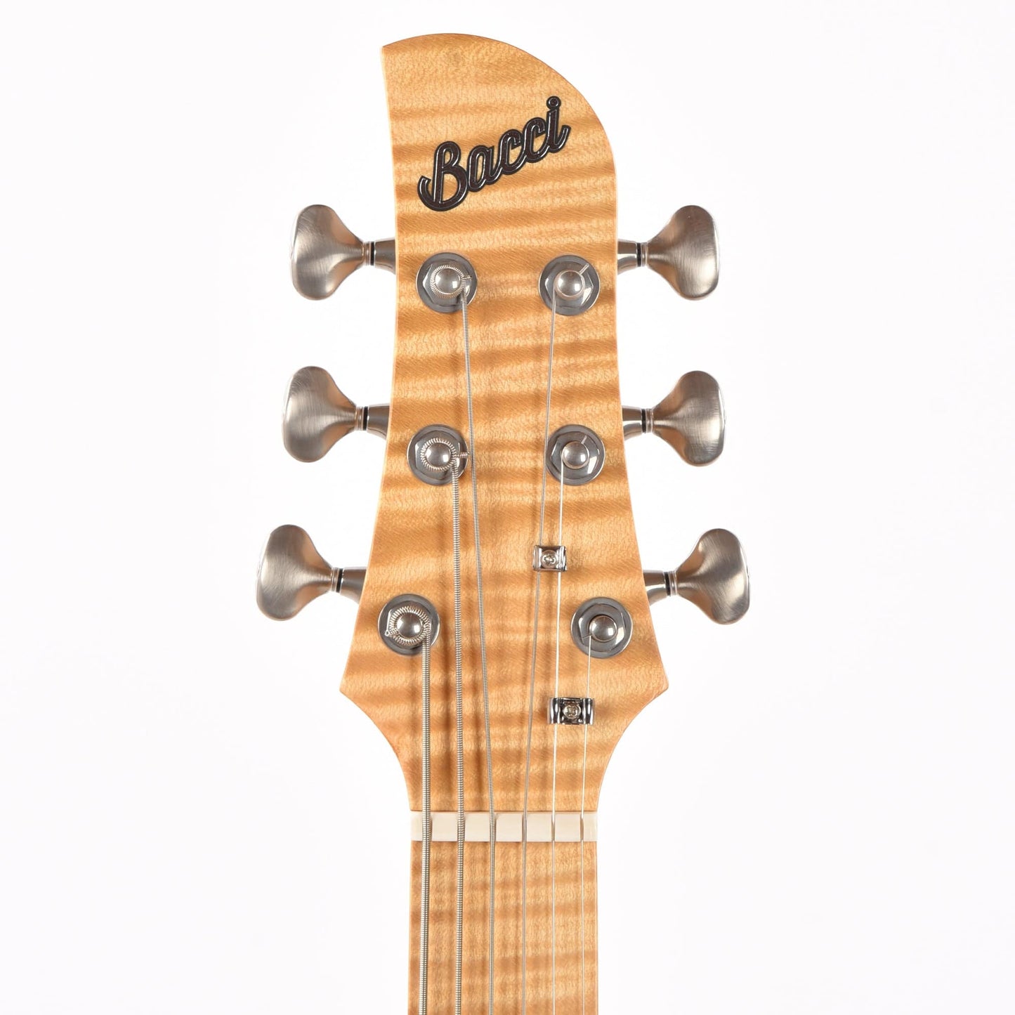 Bacci Leonardo Funk Machine Dual Output Baritone Vintage White Electric Guitars / Baritone