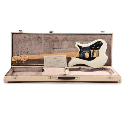 Bacci Leonardo Funk Machine Dual Output Baritone Vintage White Electric Guitars / Baritone