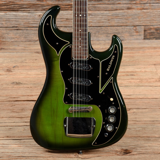 Baldwin-Burns Double Six Green Burst 1966 Electric Guitars / Solid Body