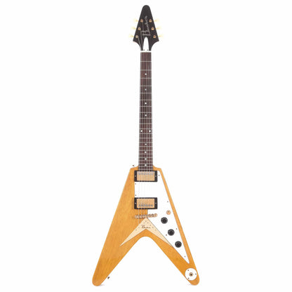 Banker Custom 58 Spec V Korina Natural Lightly Aged w/Brazilian Rosewood Fingerboard, OX4 Hot Duane Gold PAF Pickups, & 3-Ply White Pickguard Electric Guitars / Solid Body