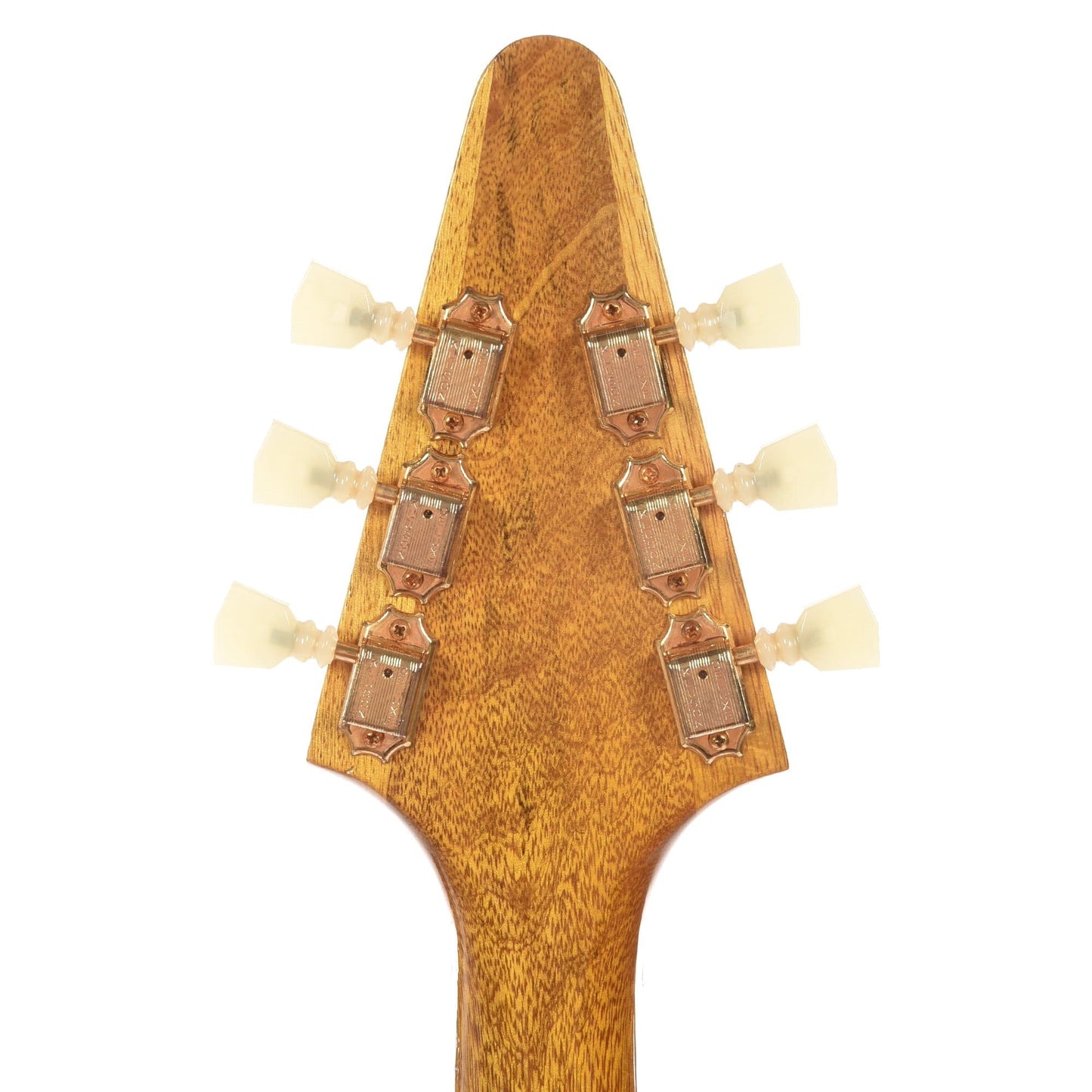 Banker Custom 58 Spec V Korina Natural Lightly Aged w/Brazilian Rosewood Fingerboard, OX4 Hot Duane Gold PAF Pickups, & 3-Ply White Pickguard Electric Guitars / Solid Body