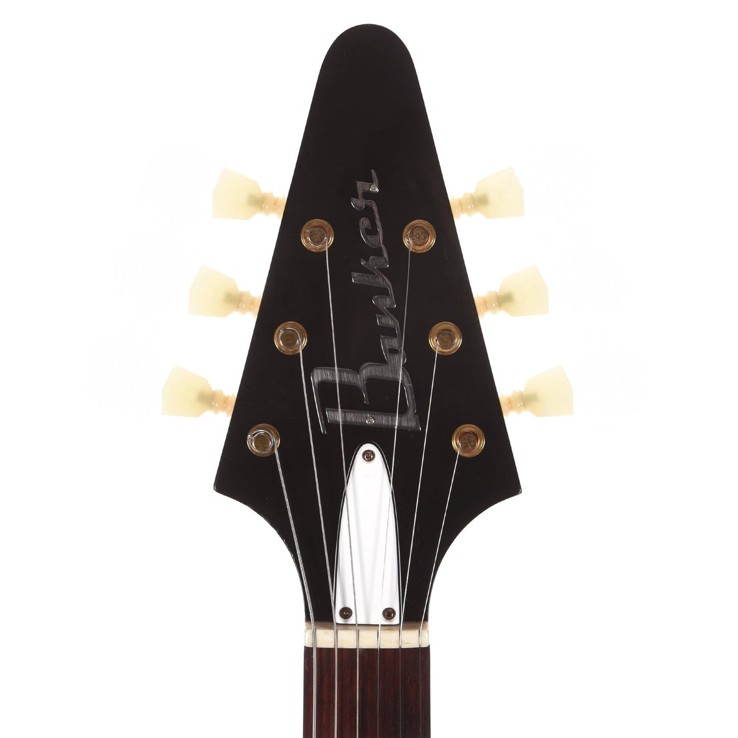 Banker Custom 58 Spec V Korina Natural Lightly Aged w/Brazilian Rosewood Fingerboard, OX4 Hot Duane Gold PAF Pickups, & 3-Ply White Pickguard Electric Guitars / Solid Body