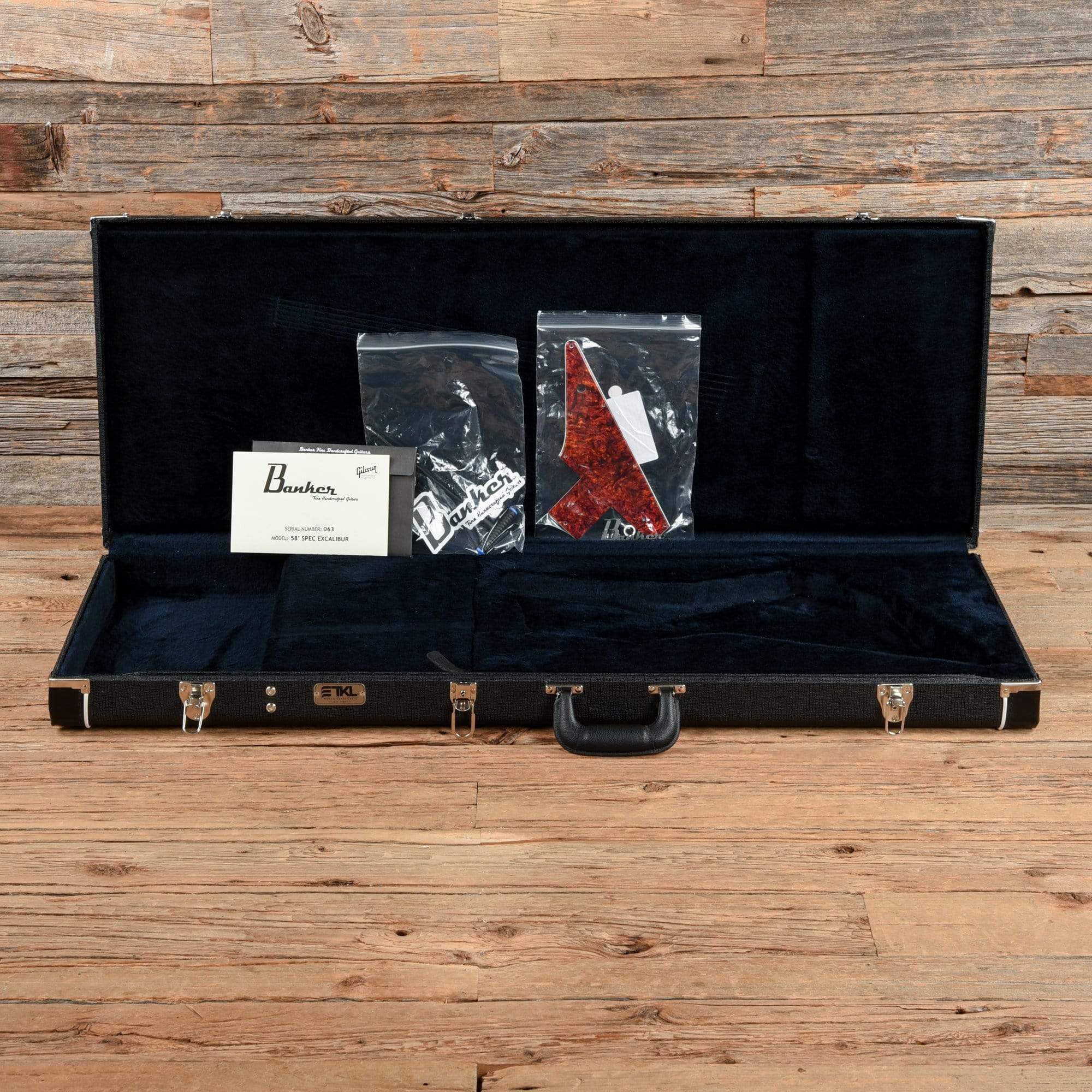 Banker Custom Guitars Custom 58 Spec Excalibur Korina Natural Lightly Aged 2019 Electric Guitars / Solid Body