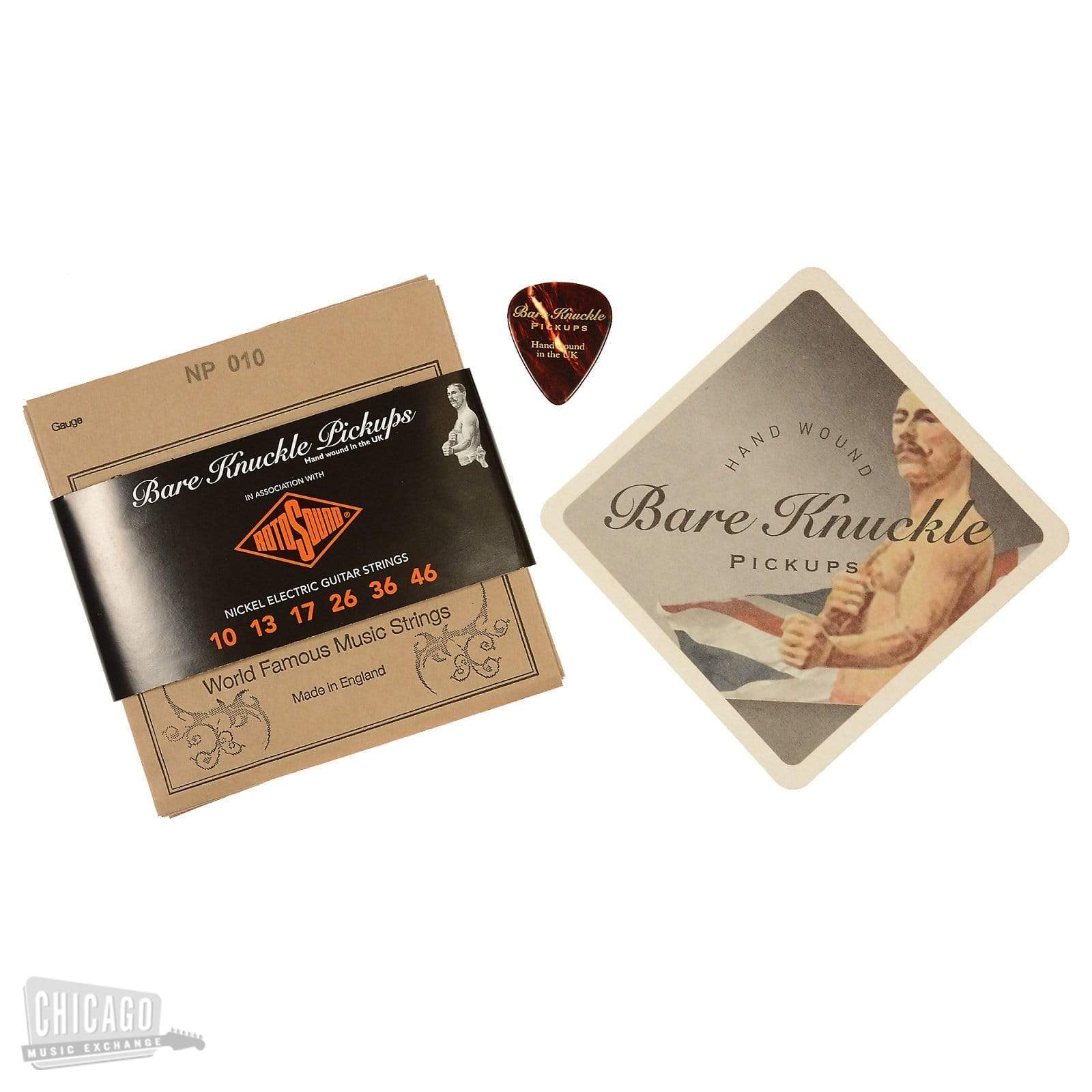 Bare Knuckle Aftermath Humbucker Pickup Set 50mm 4-Conductor Short Leg Tyger Parts / Guitar Pickups