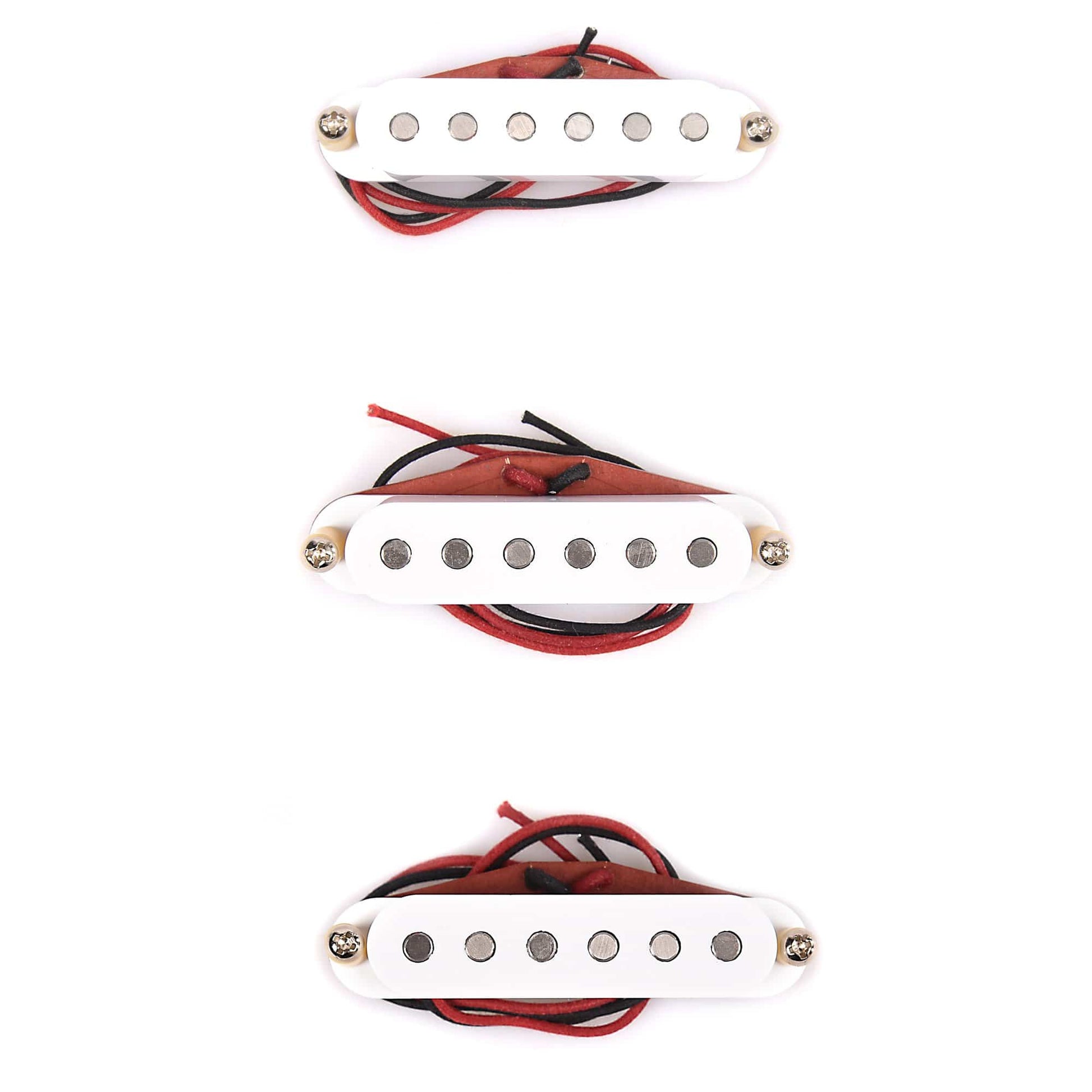 Bare Knuckle Bootcamp Strat Brute Force Pickup Set White Parts / Guitar Pickups