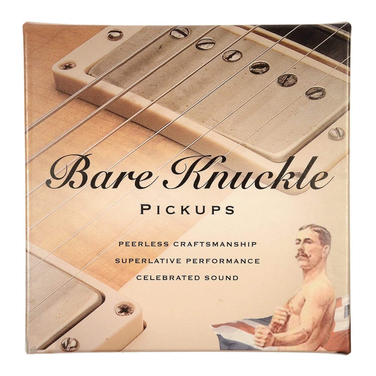 Bare Knuckle HB Aftermath Set 50mm 4-Conductor Short Leg Nickel Parts / Guitar Pickups